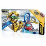 Metal Machines Construction Destruction Trackset with Mini Racing Cars by ZURU