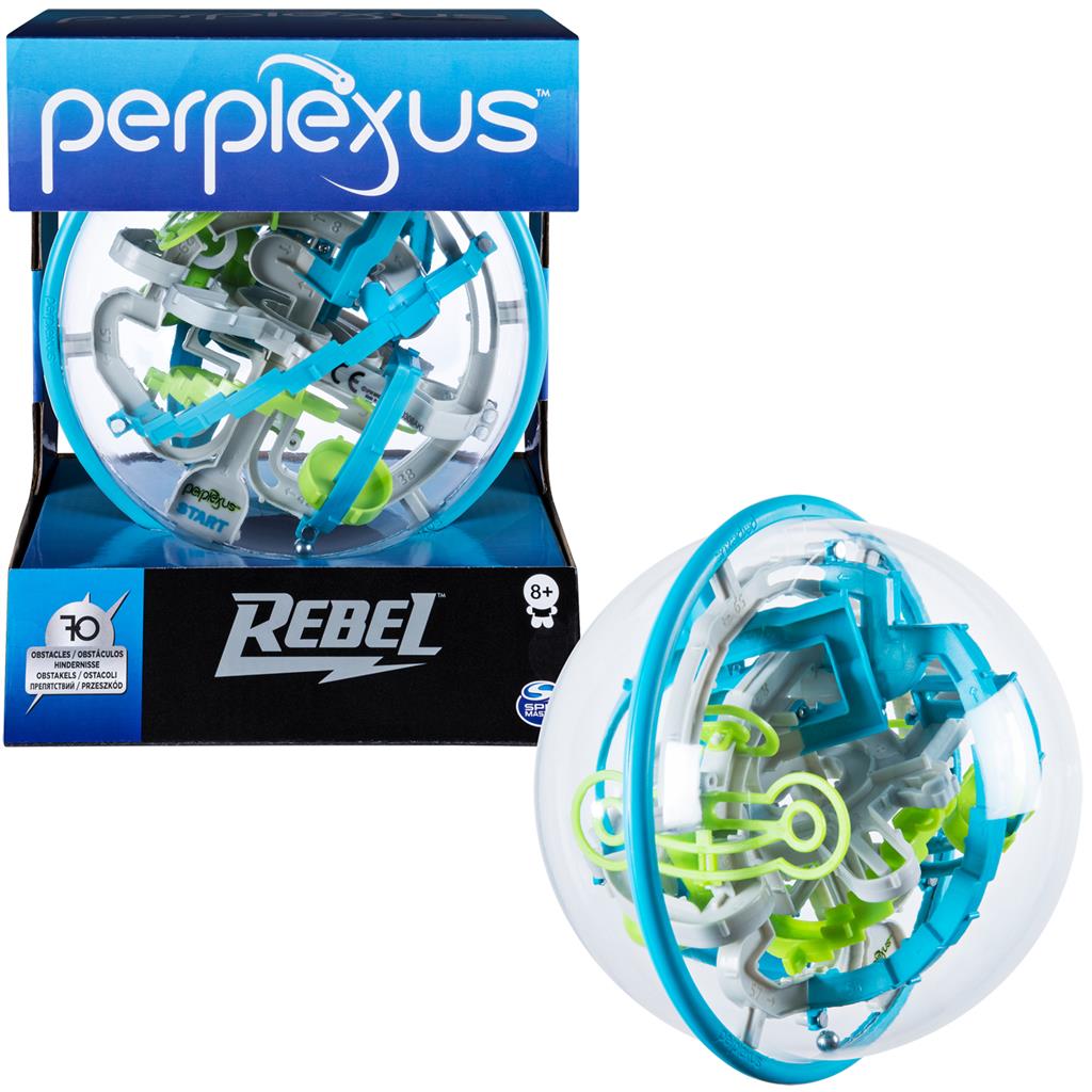 Perplexus Rebel 3D Maze Game Brain Teaser Gravity Puzzle Ball, Adults &  Kids 8+