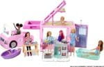 Barbie 3-in-1 DreamCamper Vehicle with Pool, Truck, Boat and 60 Accessories - Image 2