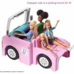 Barbie 3-in-1 DreamCamper Vehicle with Pool, Truck, Boat and 60 Accessories - Image 5