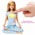 Barbie Breathe with Me Meditation Doll Blonde with 5 Lights & Puppy - Image 4