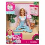 Barbie Breathe with Me Meditation Doll Blonde with 5 Lights & Puppy - Image 7