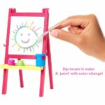 Barbie Career Art Teacher Playset with Blonde Doll, Toddler Doll and Toy Art Pieces - Image 3