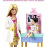 Barbie Career Pediatrician Playset Blonde Doll - Image 3