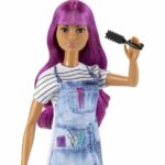 Barbie Career Salon Stylist with Purple Hair and Accessories, Fashion Doll - Image 2