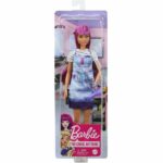 Barbie Career Salon Stylist with Purple Hair and Accessories, Fashion Doll - Image 4