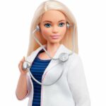 Barbie Careers Doctor Doll, Blonde Hair with Stethoscope - Image 2