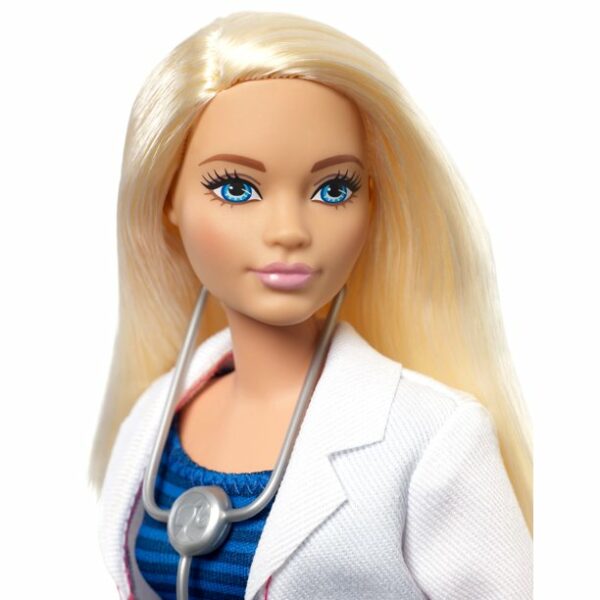 barbie careers doctor doll blonde hair with stethoscope 2 لعب ستور