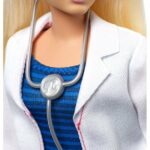 Barbie Careers Doctor Doll, Blonde Hair with Stethoscope - Image 4