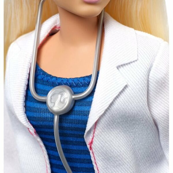 barbie careers doctor doll blonde hair with stethoscope 3 لعب ستور