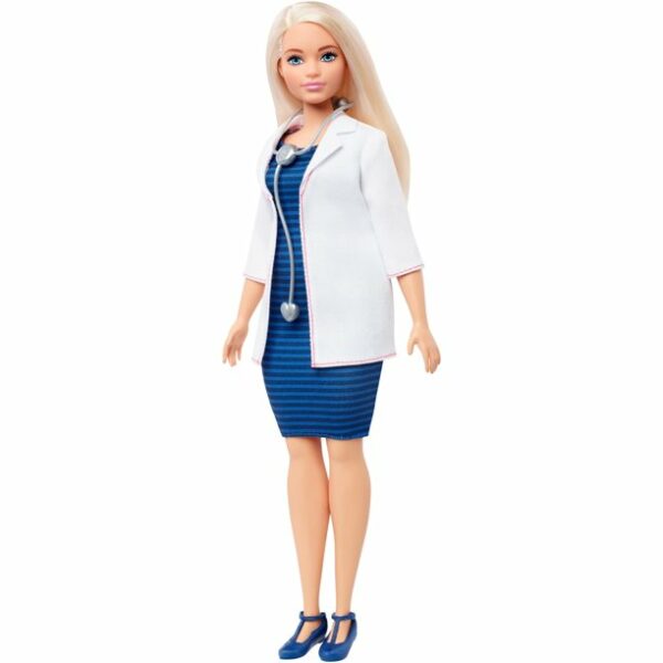 barbie careers doctor doll blonde hair with stethoscope 4 لعب ستور