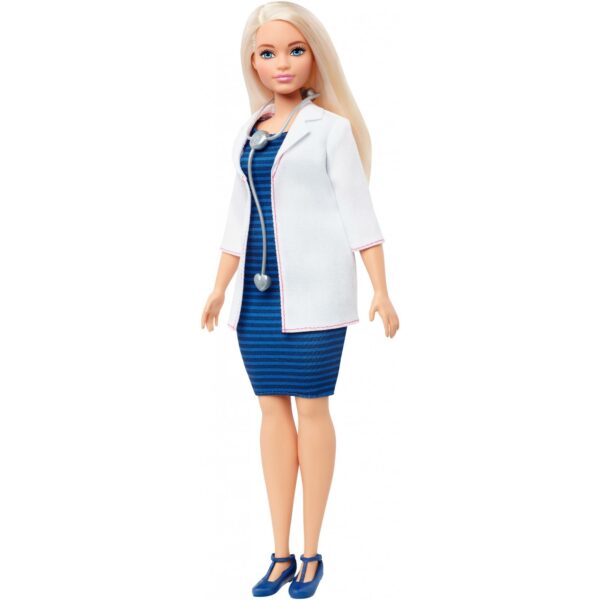 barbie careers doctor doll blonde hair with stethoscope لعب ستور