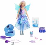Barbie Color Reveal Peel Doll With 25 Surprises & Fairy Fantasy Fashion Transformation
