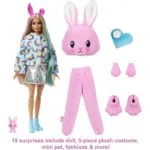 Barbie Cutie Reveal Doll with Bunny Plush Costume & 10 Surprises - Image 3