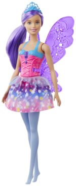 Barbie Dreamtopia Fairy Doll - Purple Hair with Wings - Image 2