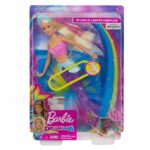 Barbie Dreamtopia Sparkle Lights Mermaid with Blonde & Pink Hair - Image 7