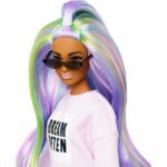 Barbie Fashionistas Doll With Long Rainbow Hair - Image 3