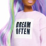 Barbie Fashionistas Doll With Long Rainbow Hair - Image 4