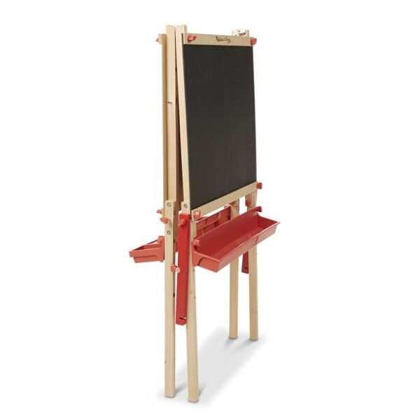 melissa doug deluxe magnetic standing art easel with chalkboard dry erase 1 Le3ab Store