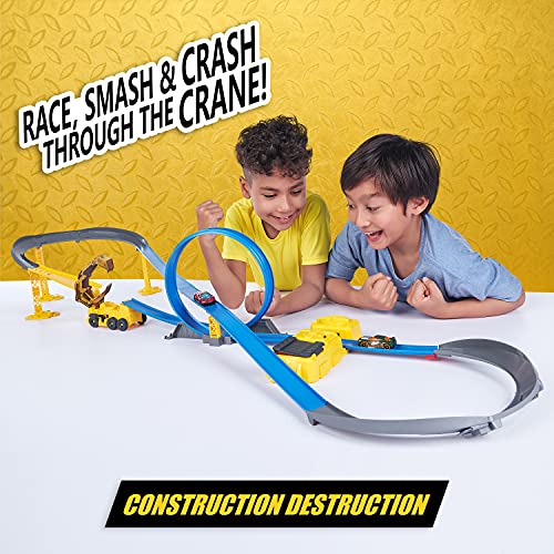 metal machines construction destruction trackset with mini racing cars by 5 Le3ab Store