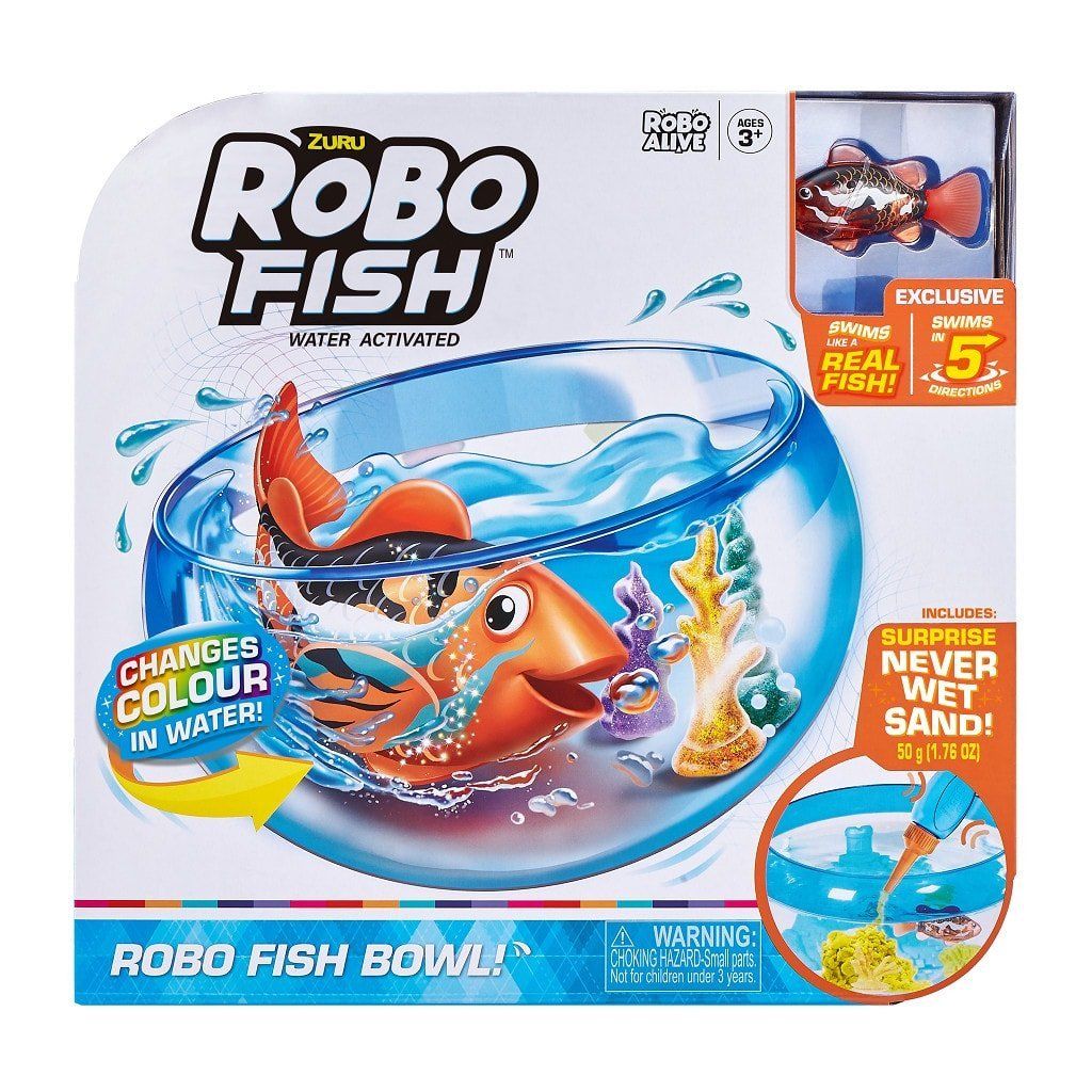Robo Fish swimming pets Fish Tank Playset by ZURU Robo Fish swimming pets Fish Tank Playset by ZURU