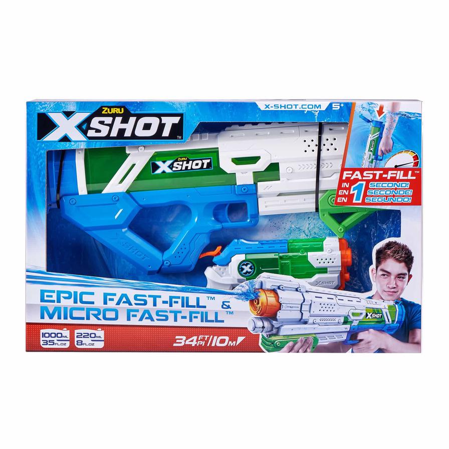 X-Shot Epic & Micro Fast-Fill Water Blasters X-Shot Epic & Micro Fast-Fill Water Blasters