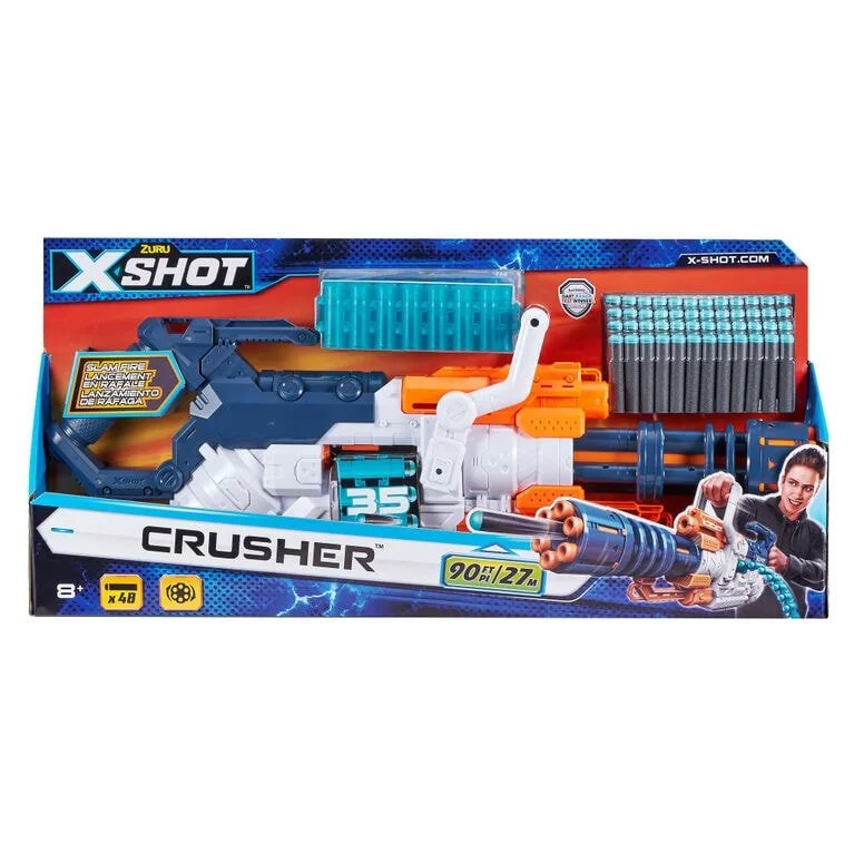 X-Shot Excel Crusher Foam Dart Blaster (48 Darts) - Image 4