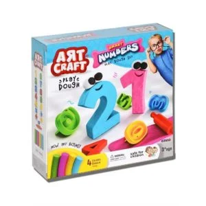 Art Craft 3D Numbers Play Dough Dede
