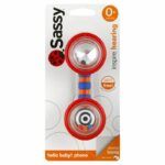 Hello Baby Phone Rattle Toy Sassy - Image 2