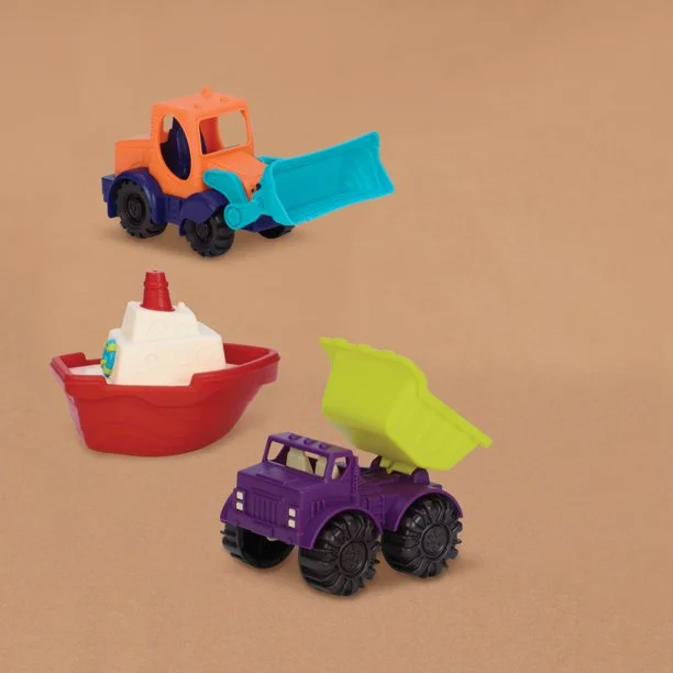 3 Toy Vehicles - Loaders & Floaters B.Toys - Image 3