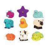 Farm And Sea Animal Bath Toys - 9 Pieces Battat - Image 4