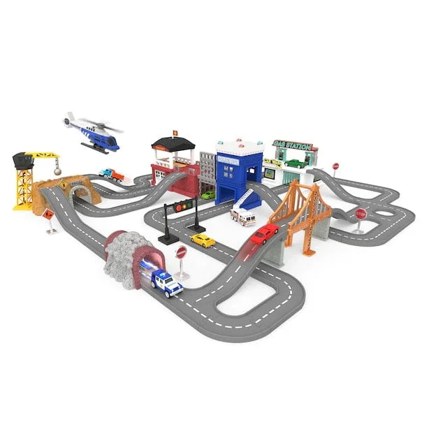 Truck Playset with Fire Station 140pcs Driven - Image 2