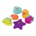 Farm And Sea Animal Bath Toys - 9 Pieces Battat - Image 3