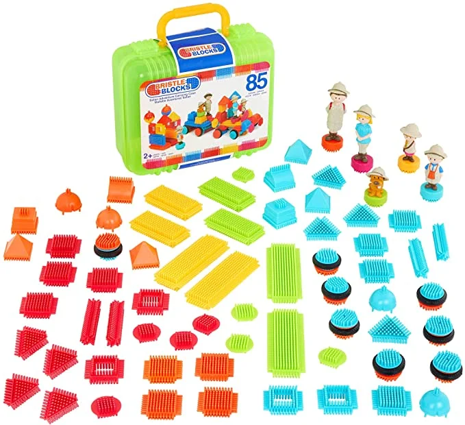 Safari Adventure Carrying case 85 piece Bristle Block - Image 3