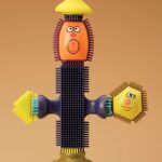 Spinaroos Toy Building 75 Piece Bristle Block - Image 5