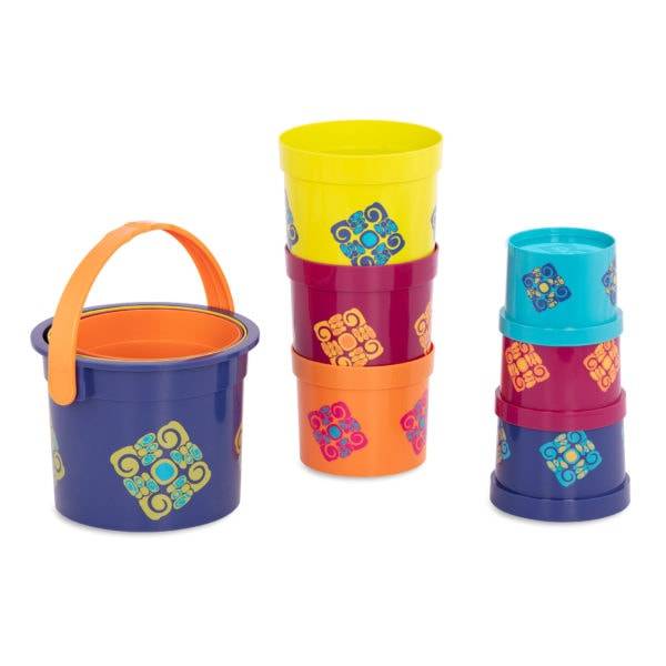 Bazillion Buckets Stacking Cups B. toys