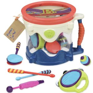 Drumroll Please – 7 Musical Instruments Toy Drum B. toys