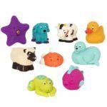 Farm And Sea Animal Bath Toys - 9 Pieces Battat