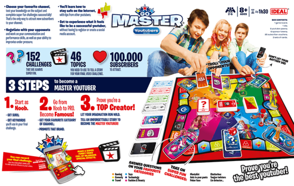 Go Master YouTubers Game Board Game Spin Master3 Le3ab Store
