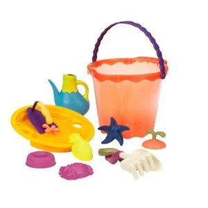 Large Bucket Set (Papaya) B-Toys