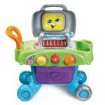 LeapFrog Smart Sizzlin' BBQ Grill Learning Toy With Food and Tools