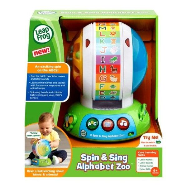 LeapFrog Spin and Sing Alphabet Zoo Interactive Teaching Toy for Baby3 لعب ستور