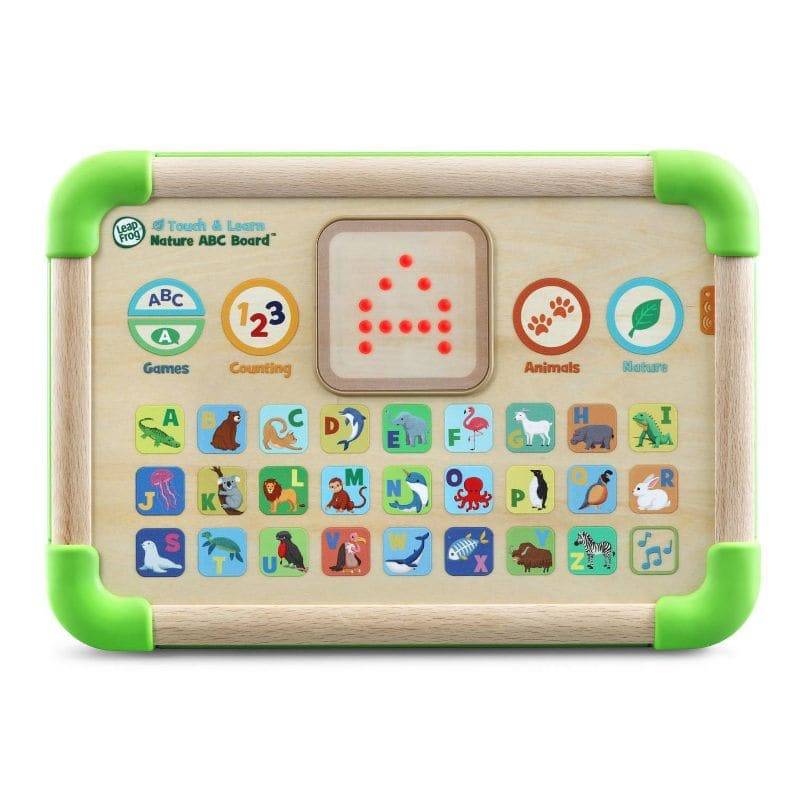 LeapFrog Touch and Learn Nature ABC Board Wooden Tablet and LED Screen LeapFrog Touch and Learn Nature ABC Board Wooden Tablet and LED Screen