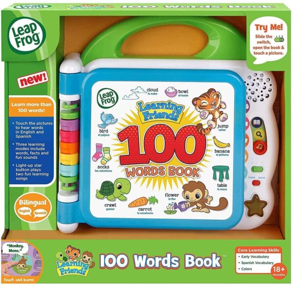 Leapfrog Learning Friends 100 Words Bilingual Electronic Book5 Le3ab Store