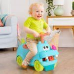 Locbloc Hippo Ride-On with Blocks Land of B