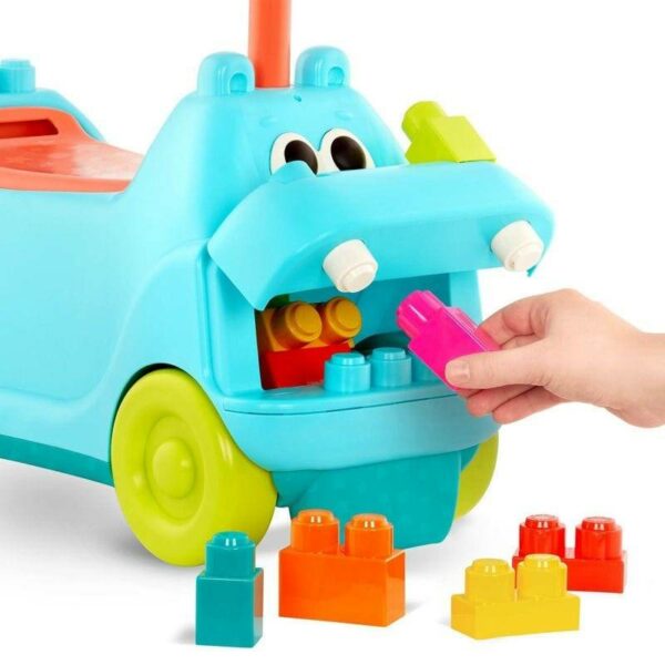 Locbloc Hippo Ride On with Blocks Land of B 3 Le3ab Store