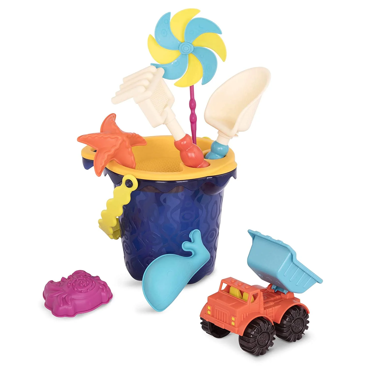 Medium Bucket Set (Navy) B-Toys Medium Bucket Set (Navy) B-Toys