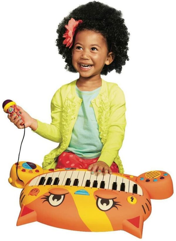 Meowsic Keyboard Cat Piano with Toy Microphone B. Toys 3 Le3ab Store