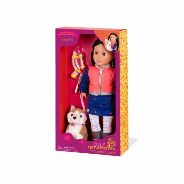 Our Generation Doll Pet Leslie with Husky a 26537.1602629570 Le3ab Store
