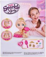 Sparkle Girlz Princess Hair Styling Head with 15 Accessories by ZURU - Image 5